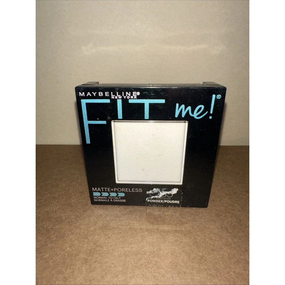 Maybelline Fit Me Matte Poreless Powder 235 Pure Beige Original Square Compact